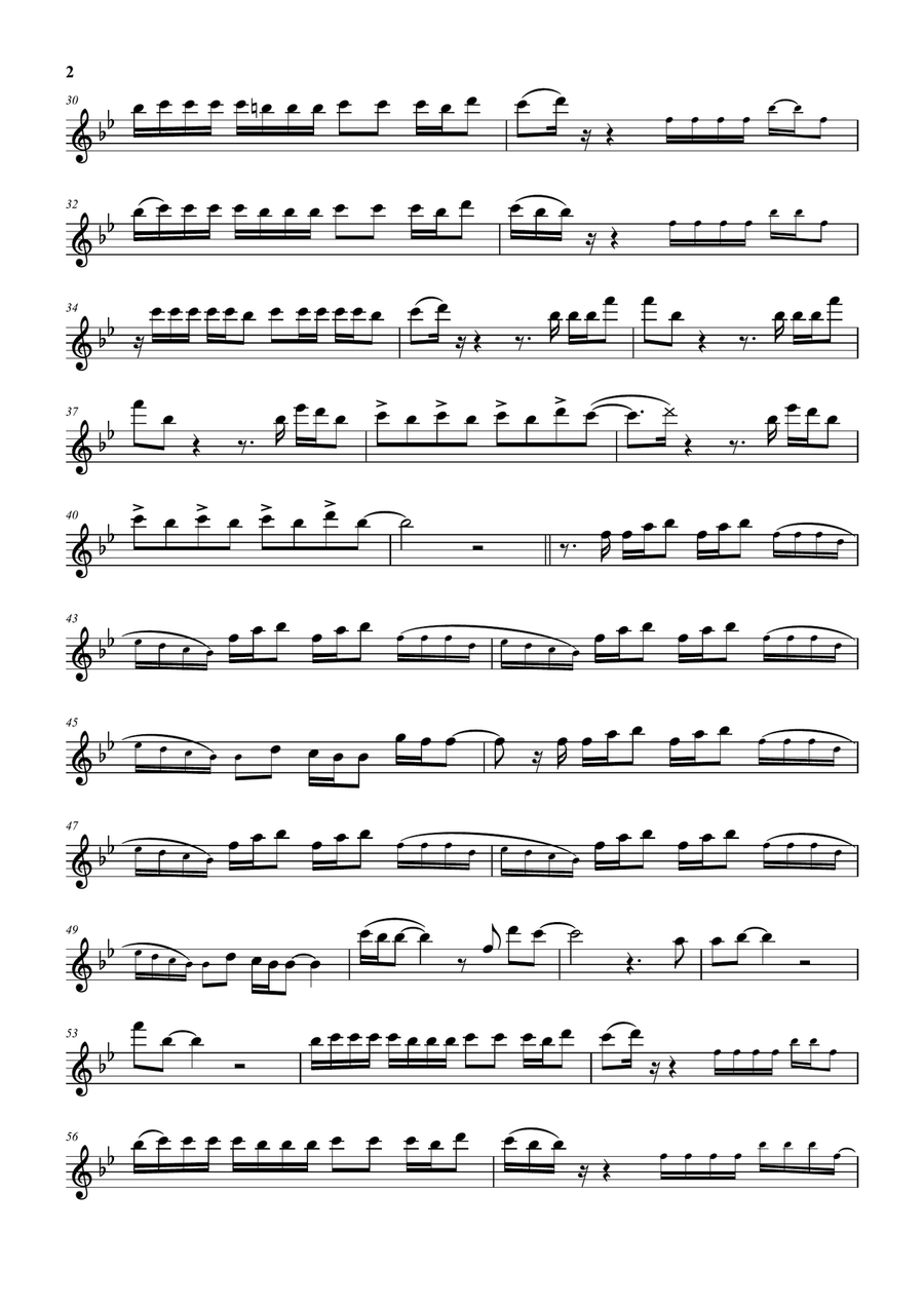 Daylight Daylight Flute Solo scores gallery preview page 2