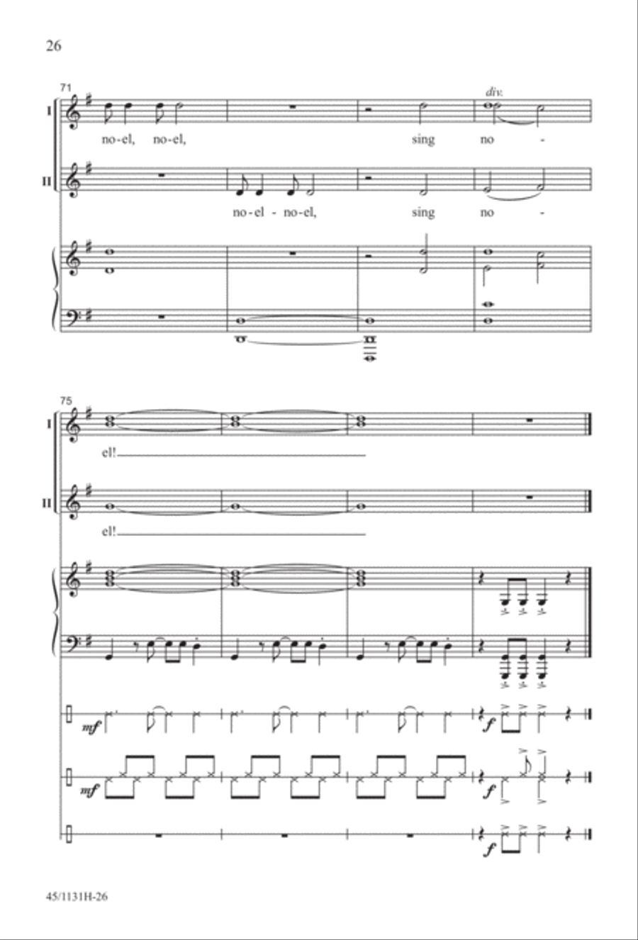 Singable Solutions for Winter Holidays 2-Part scores gallery preview page 26