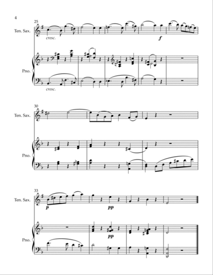 Legende Tenor Saxophone scores gallery preview page 4