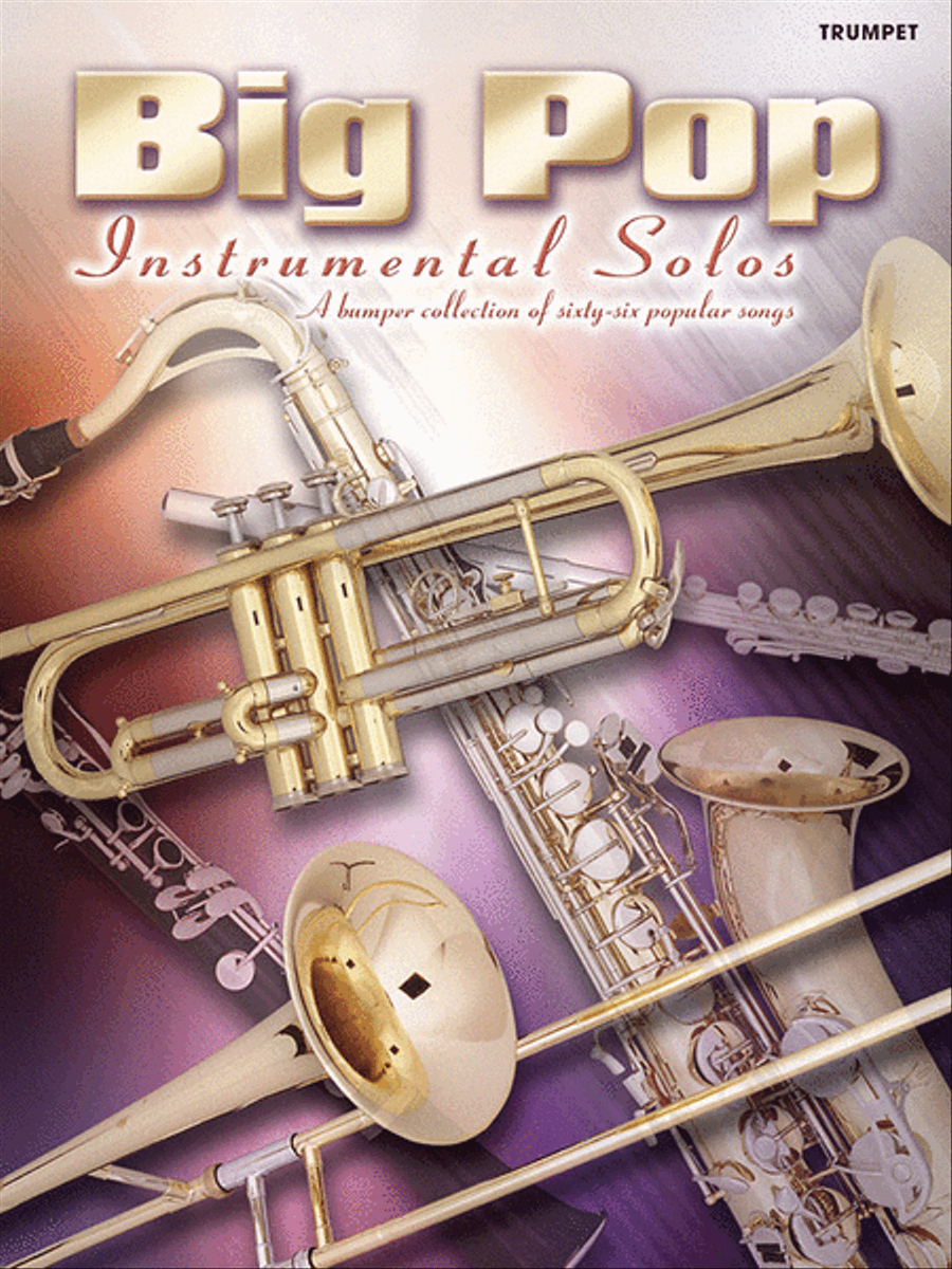 Big Pop Instrumental Solos for Trumpet Cornet scores gallery preview page 1