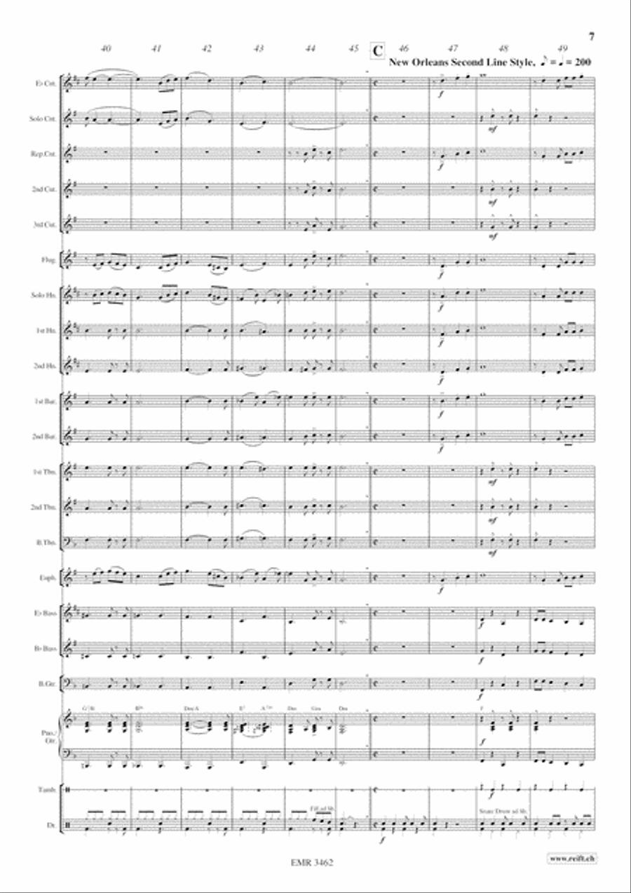 When The Saints When The Saints Brass Band scores gallery preview page 8