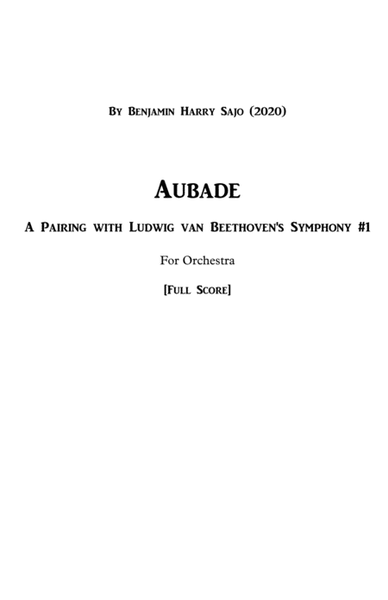 Aubade: A Pairing with Beethoven's Symphony #1 - Conductor's Score image number null