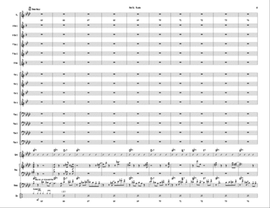 Bad Ol' Blues Jazz Ensemble scores gallery preview page 11