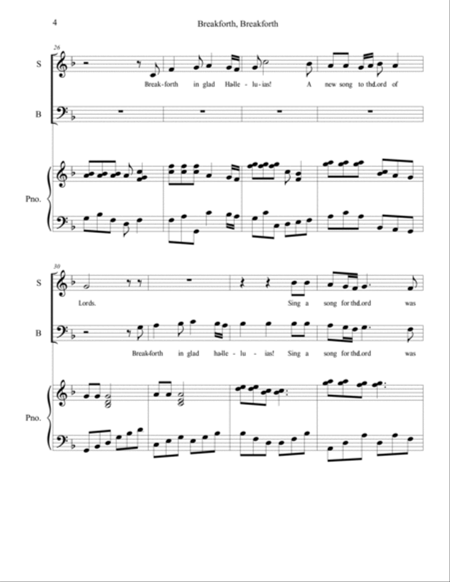 Breakforth Breakfoth 4-Part scores gallery preview page 4
