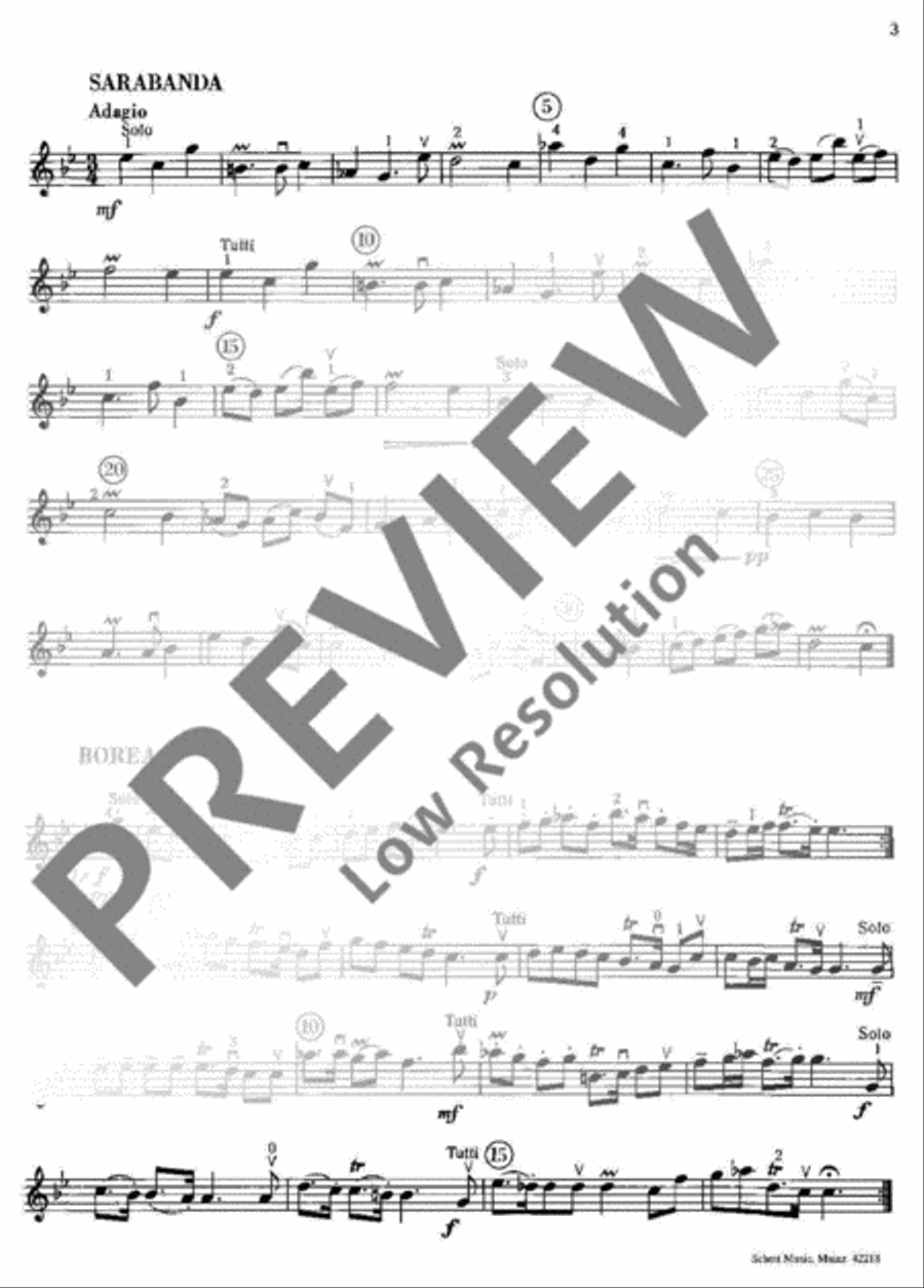 Concerto IX Concerto IX Violin scores gallery preview page 4