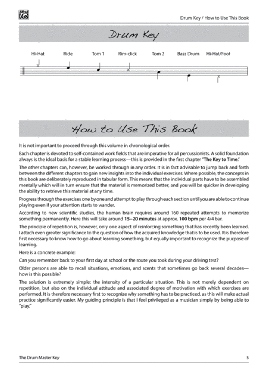The Drum Master Key Drum Set scores gallery preview page 5