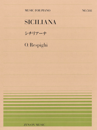 Book cover for Siciliana