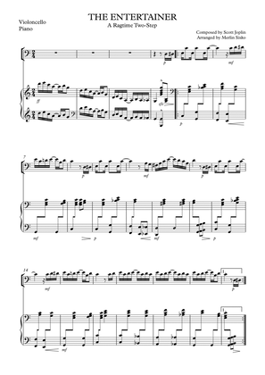 The Entertainer - Scott Joplin - Cello and piano