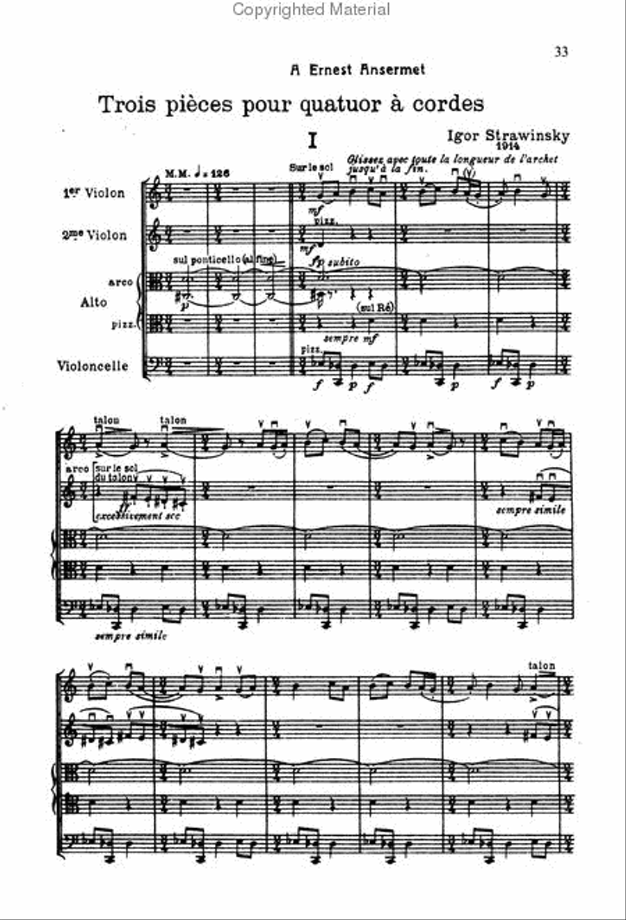 Works for String Quartet String Quartet scores gallery preview page 4