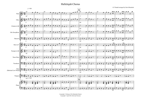 Hallelujah Chorus for School Wind Band image number null