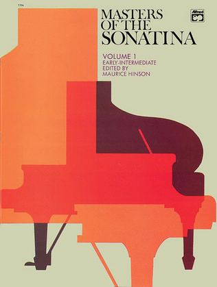 Book cover for Masters of the Sonatina, Book 1