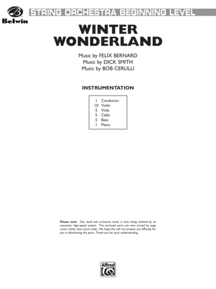 Winter Wonderland: Score
