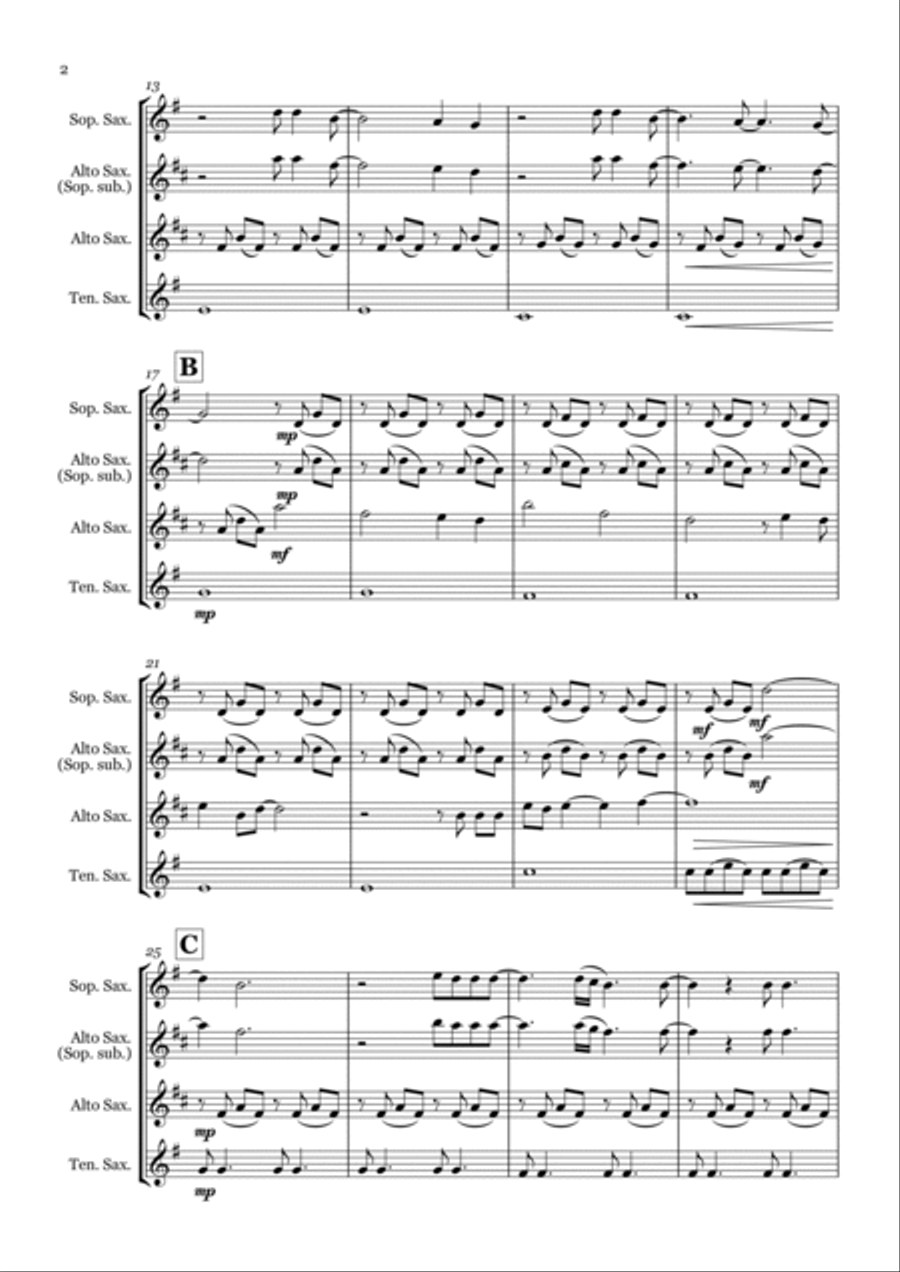 Someone Like You Woodwind Trio scores gallery preview page 2