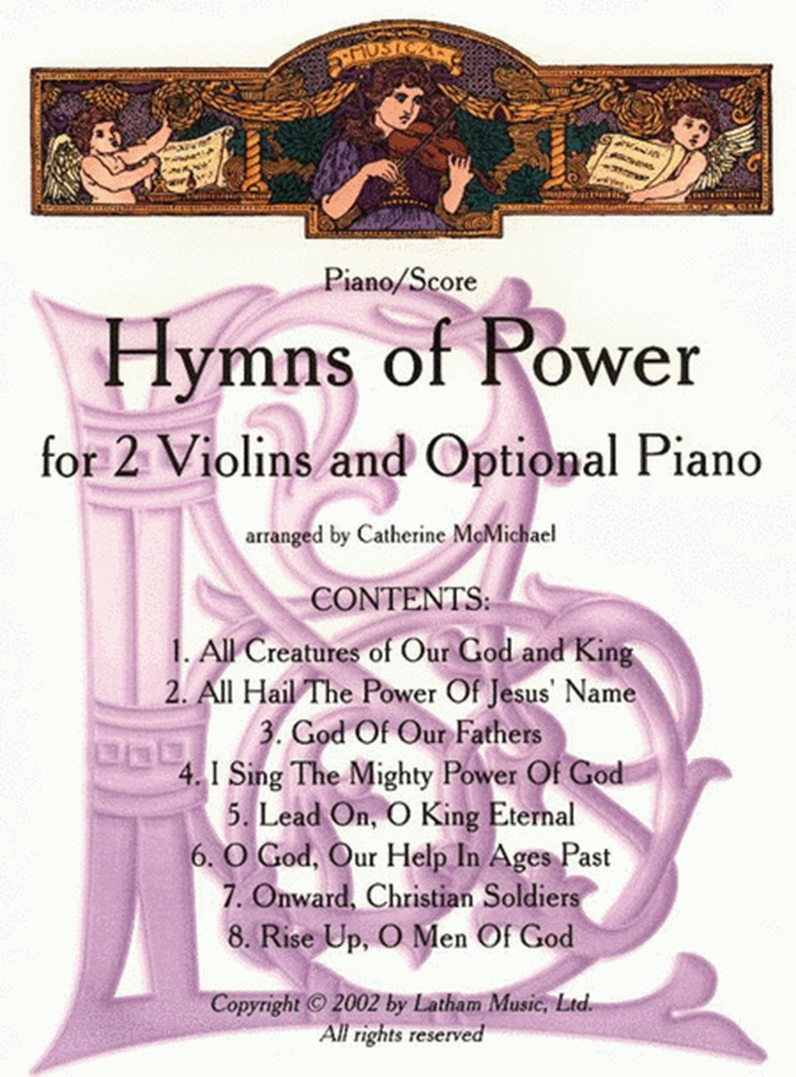 Hymns Of Power Arr Mcmichael 2Vln Opt Pno