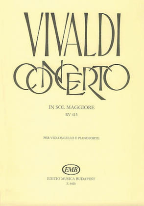Book cover for Concerto In G-vcl/pno
