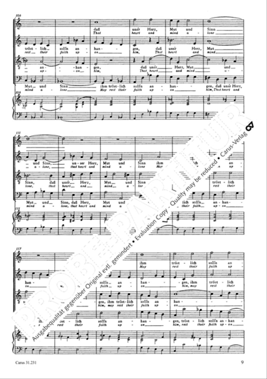 Give glory, praise and honor 4-Part scores gallery preview page 10