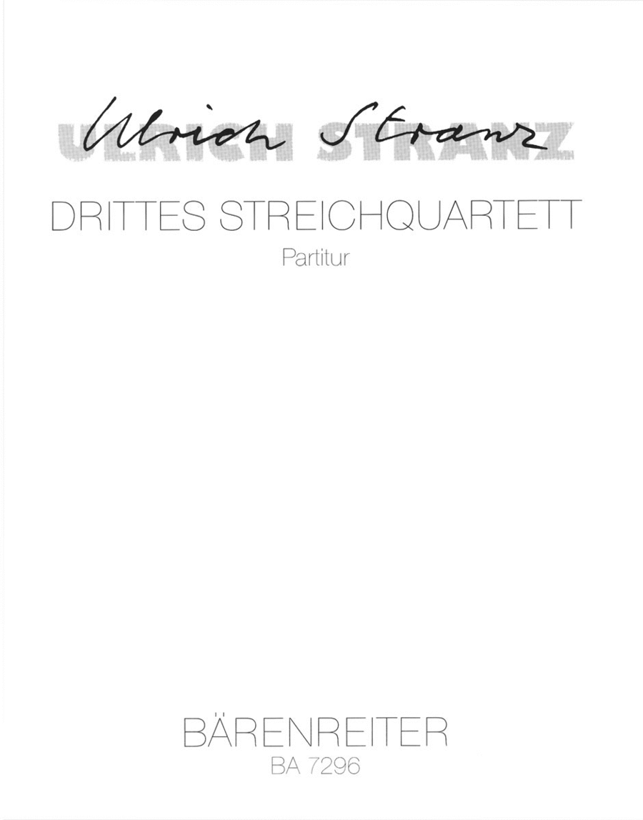 String Quartet, No. 3