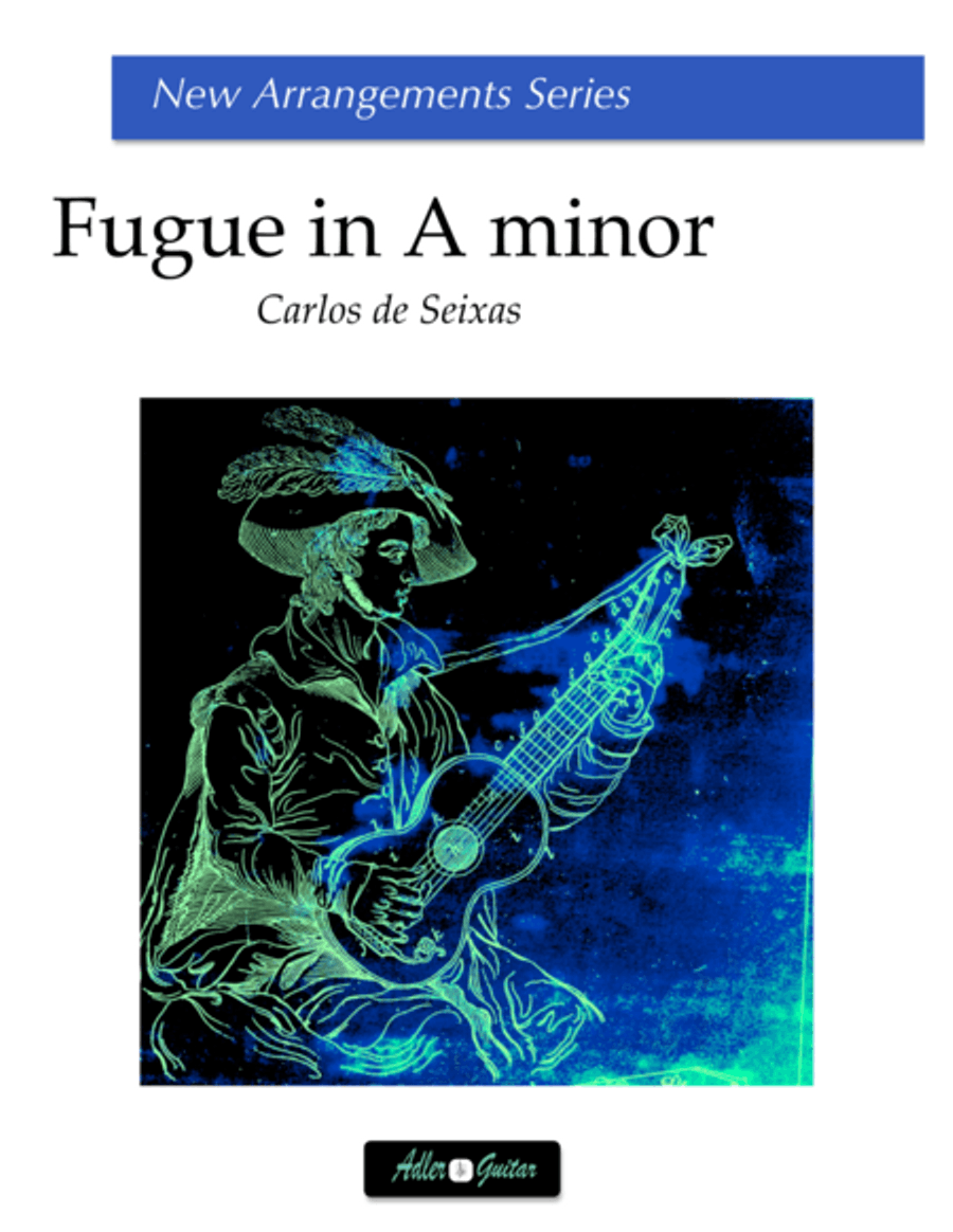 Fugue in A Minor Classical Guitar scores gallery preview page 1