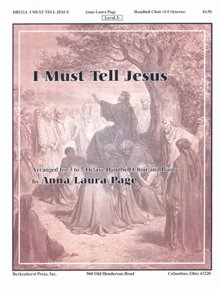 Book cover for I Must Tell Jesus (handbell part)