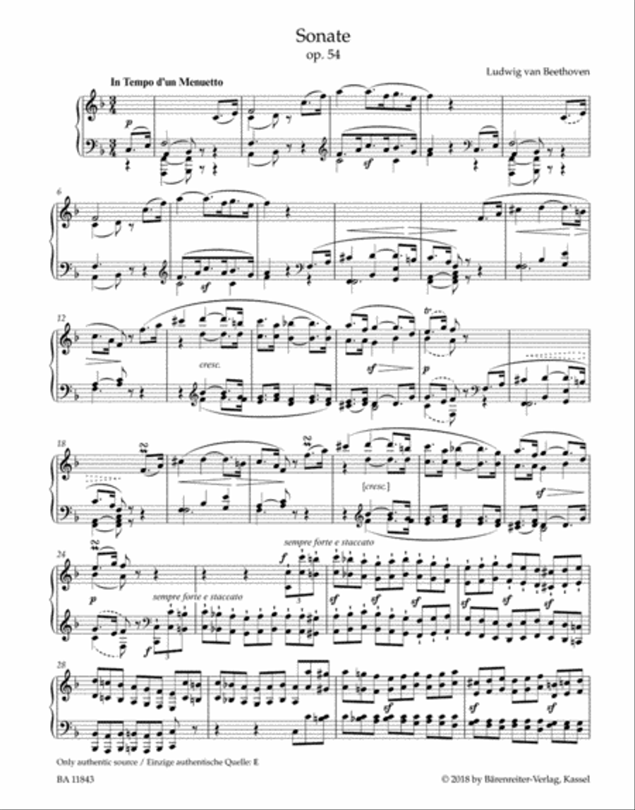 Complete Sonatas for Pianoforte I-III Piano Solo scores gallery preview page 4