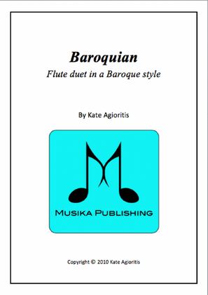 Book cover for Baroquian - Duet for 2 Flutes in a Baroque Style