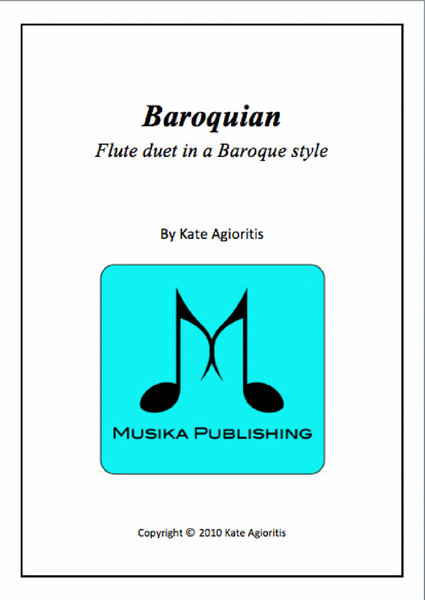 Baroquian - Duet for 2 Flutes in a Baroque Style image number null