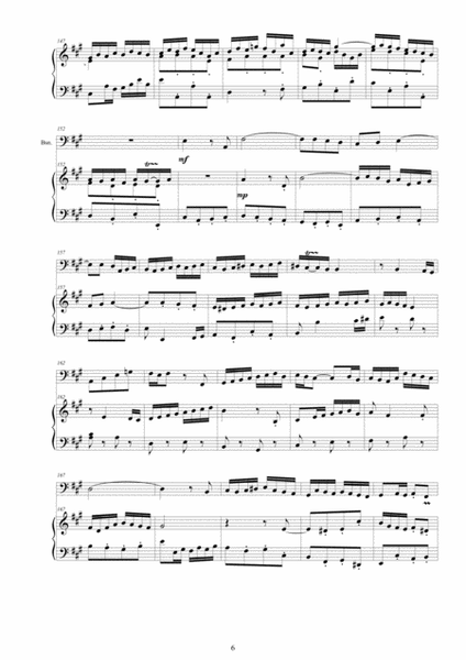 Bach - Aria (Herr, du siehst statt guter Werke) BWV 9 No.5 for Bassoon and Harpsichord image number null