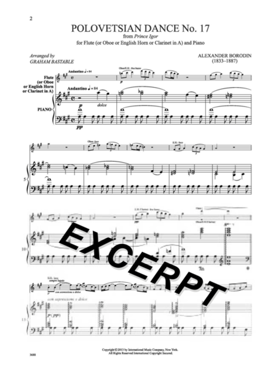 Polovetsian Dance No. 17 English Horn scores gallery preview page 2
