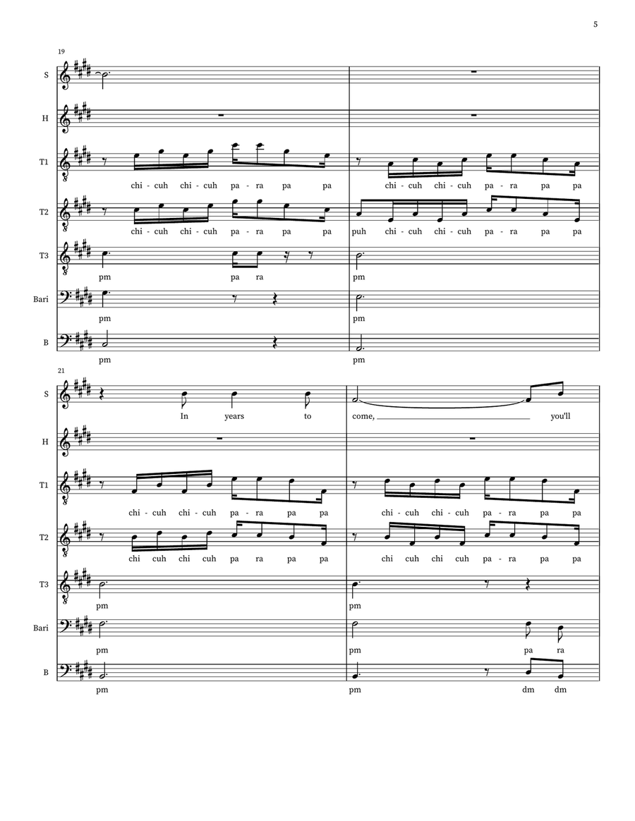 Mona Lisa TTBB scores gallery preview page 5