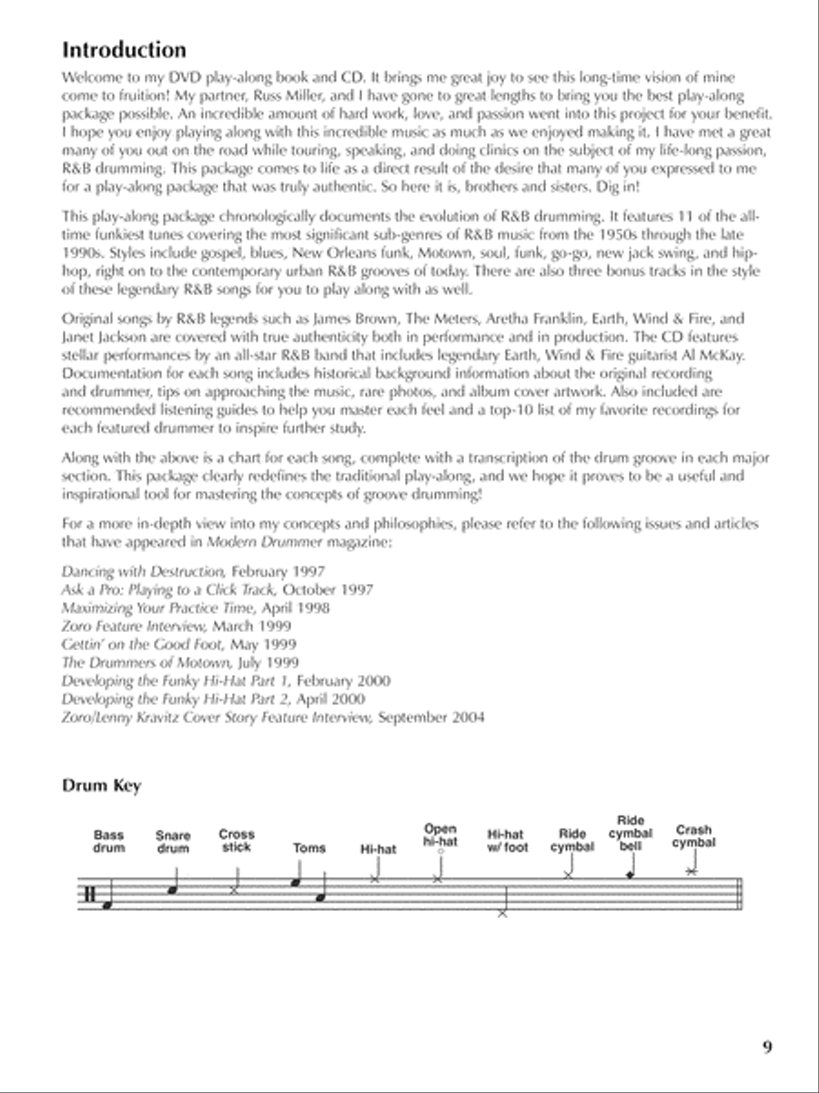 The Commandments of R&B Drumming Play-Along Drum Set scores gallery preview page 3