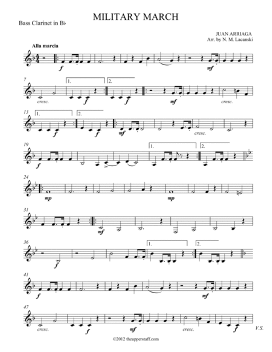 Military March Woodwind Quartet scores gallery preview page 6