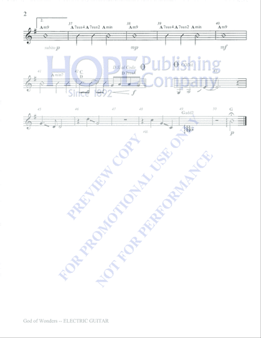 God of Wonders Choir scores gallery preview page 12
