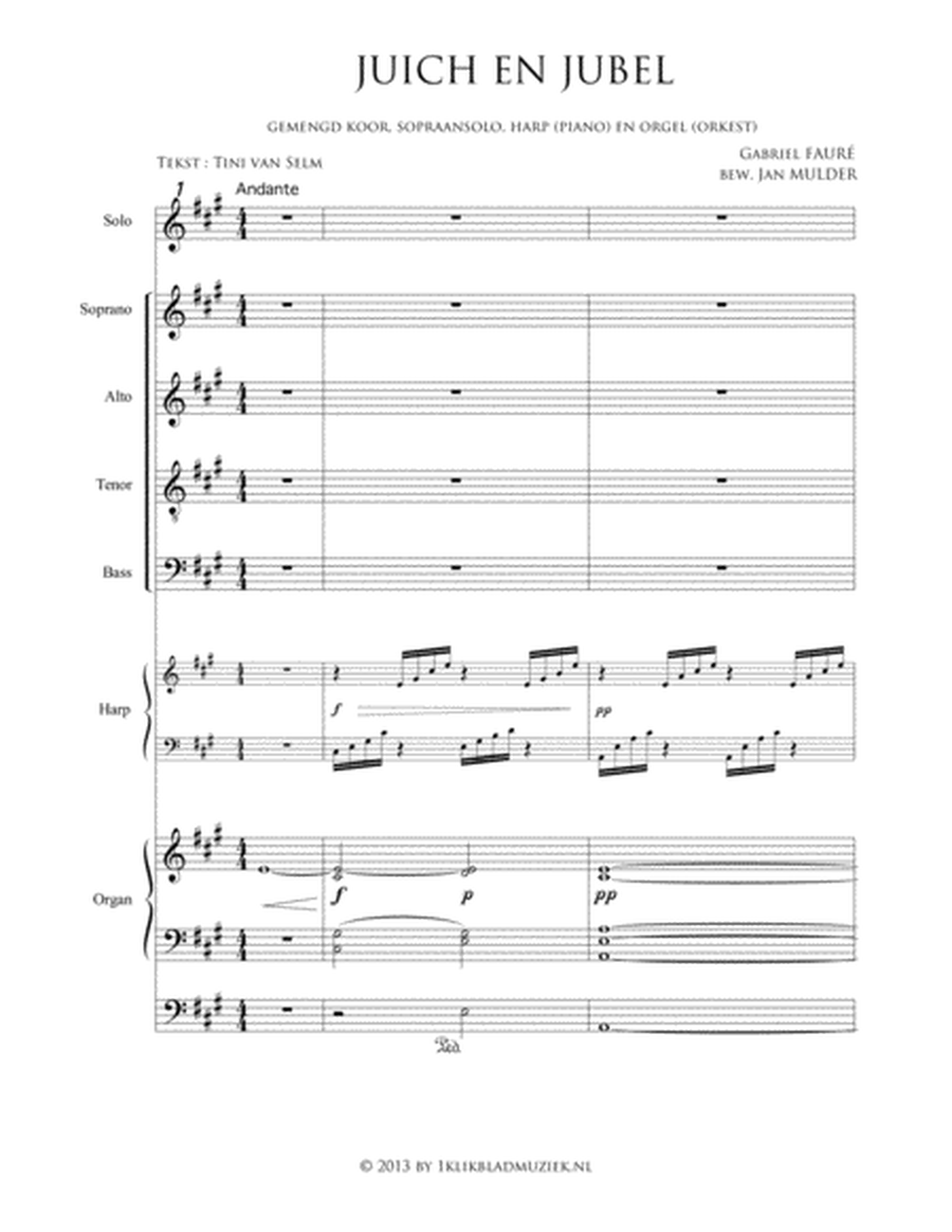 Juich En Jubel - Conductor's Score