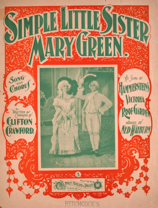 Simple Little Sister Mary Green. Song and Chorus