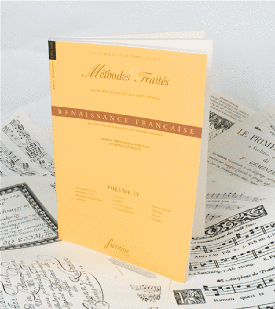 Methods & Treatises Renaissance - Volume 4 - Renaissance France Score scores gallery preview page 1