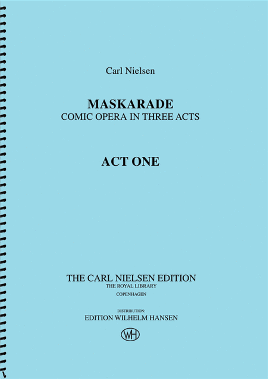 Maskarade - Comic Opera in Three Acts Score scores gallery preview page 1