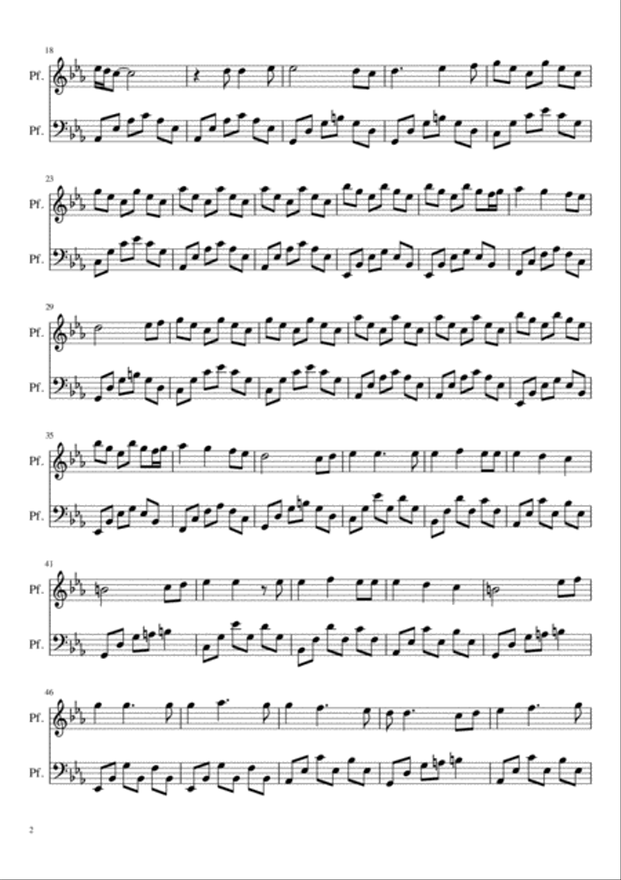 L'angelo nero Piano Solo scores gallery preview page 2