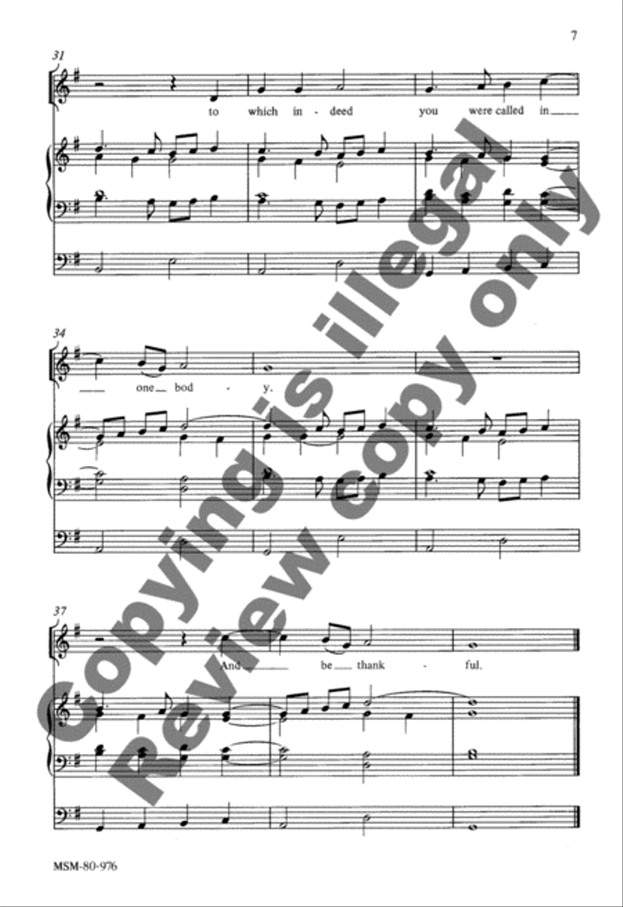 Offertory for Unity 4-Part scores gallery preview page 5