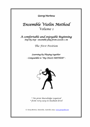 Book cover for Ensemble Violin Method - A comfortable & enjoyable Beginning