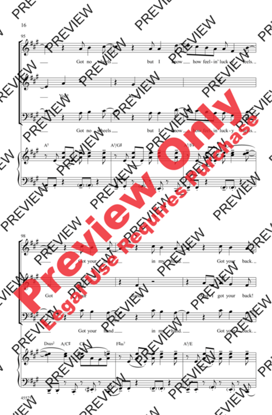 I Got You I Got You 3-Part scores gallery preview page 16