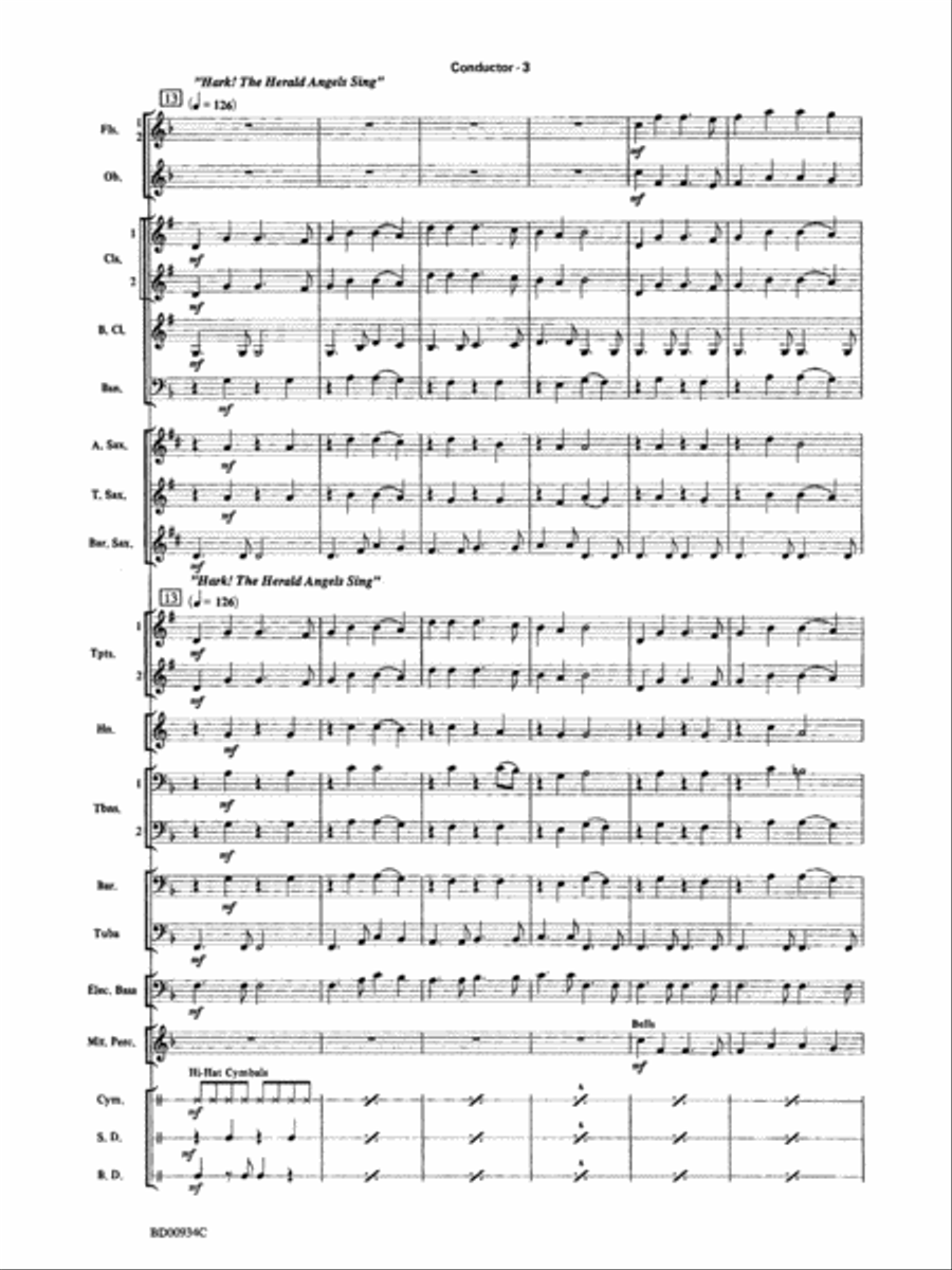 Christmas Magic: Score Christmas Magic: Score Concert Band scores gallery preview page 5