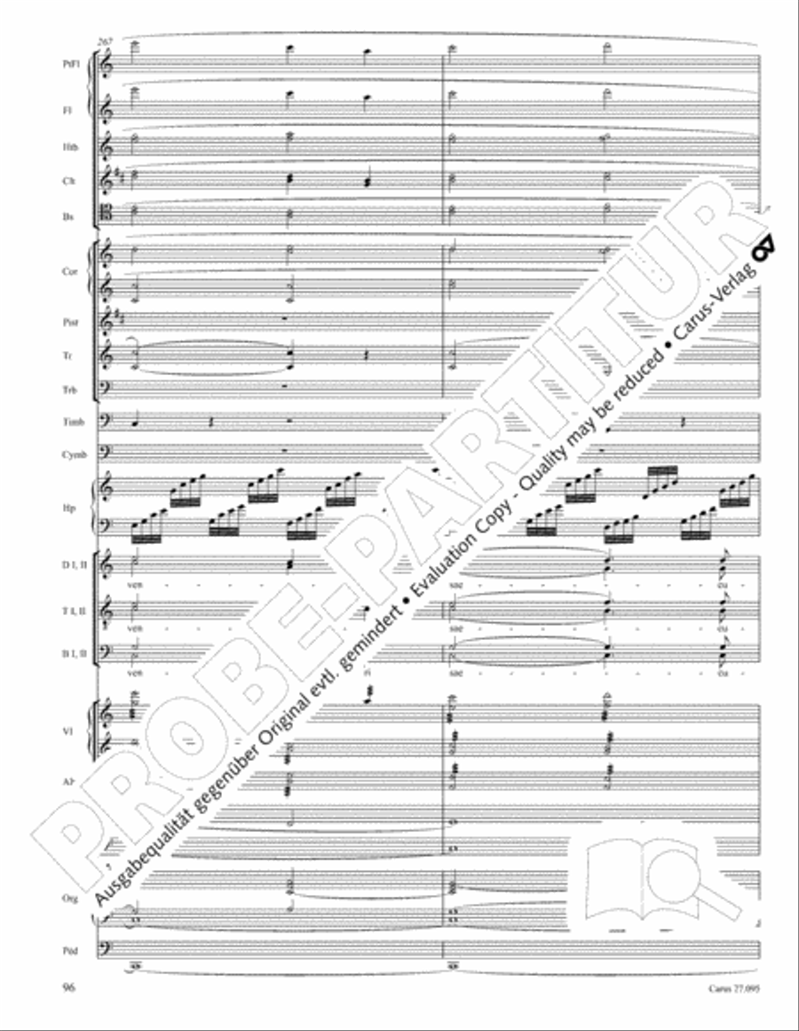 Messe solennelle de sainte Cecile STB scores gallery preview page 109