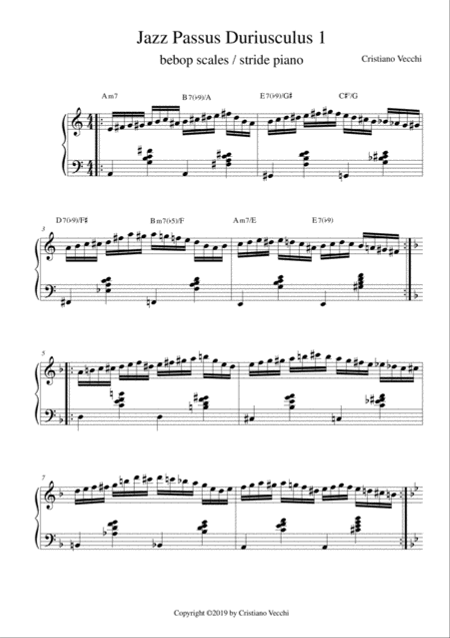 Jazz Passus Duriusculus 1 Piano Method scores gallery preview page 1
