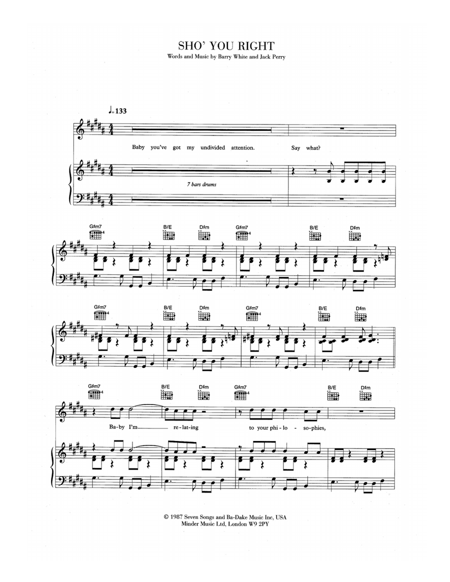 Sho' You Right Acoustic Guitar scores gallery preview page 1