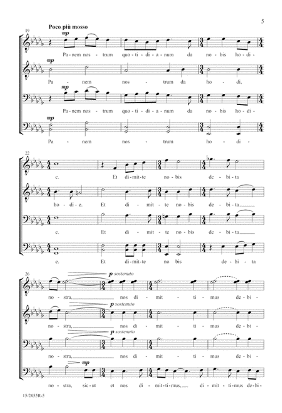 Pater Noster TTBB scores gallery preview page 5