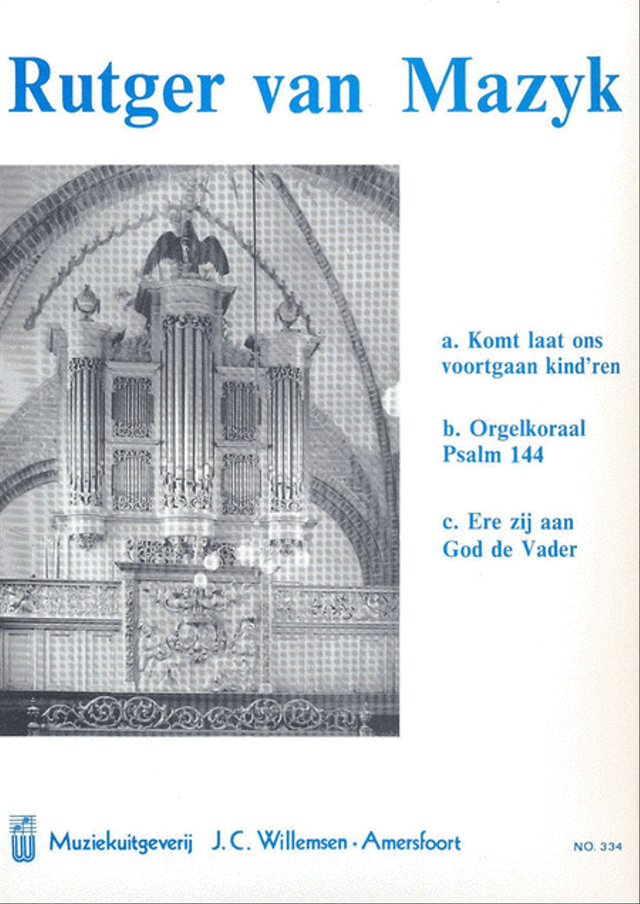Komt Laat Ons Voortgaan Kind'ren Organ scores gallery preview page 1