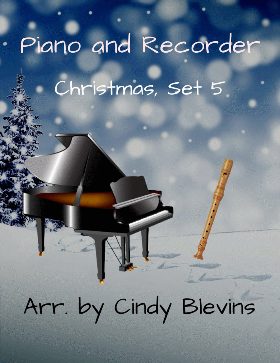 Piano and Recorder, Christmas, Set 5 image number null