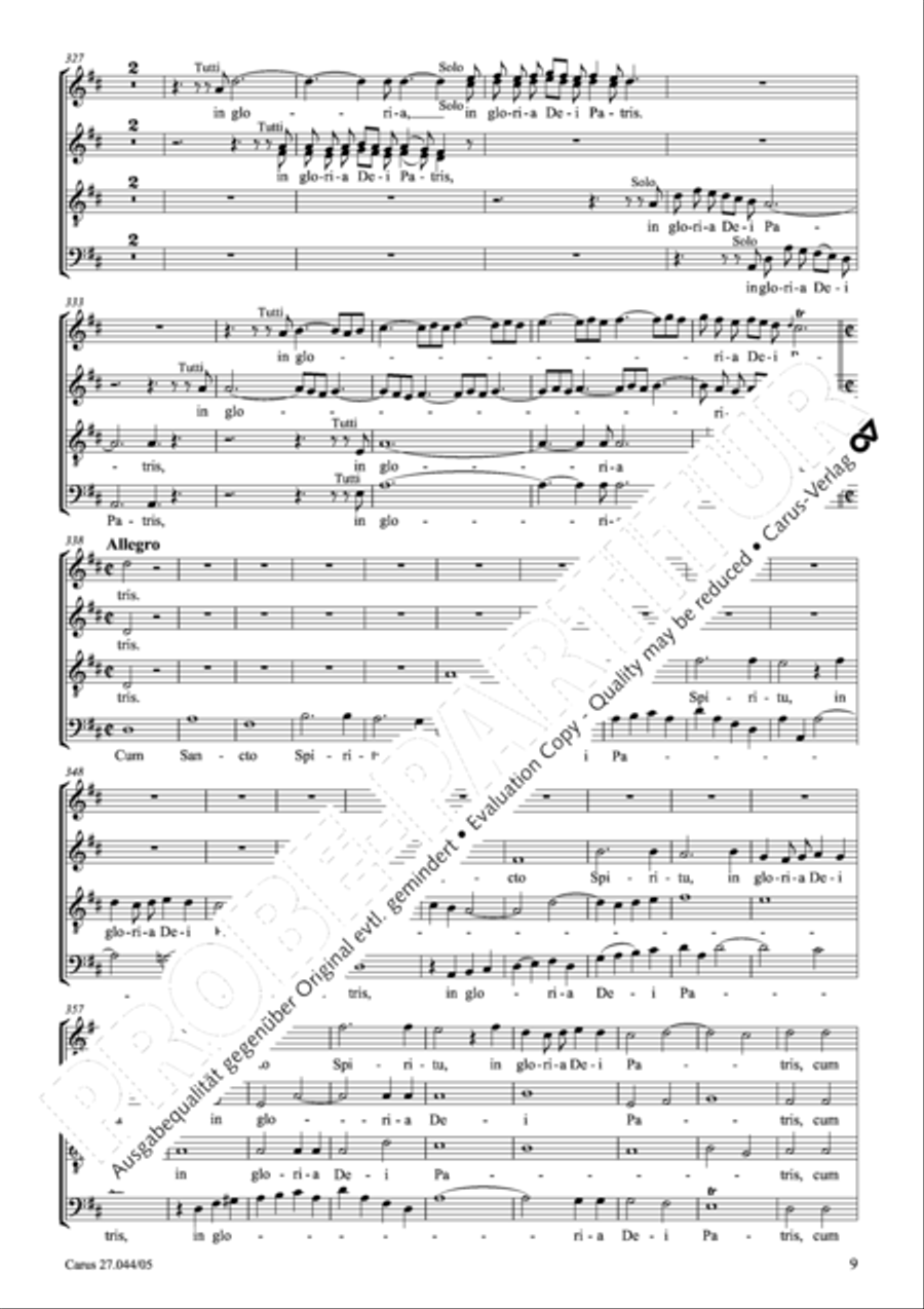 Messa per il Santissimo Natale 4-Part scores gallery preview page 10