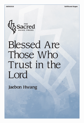 Book cover for Blessed Are Those Who Trust in the Lord