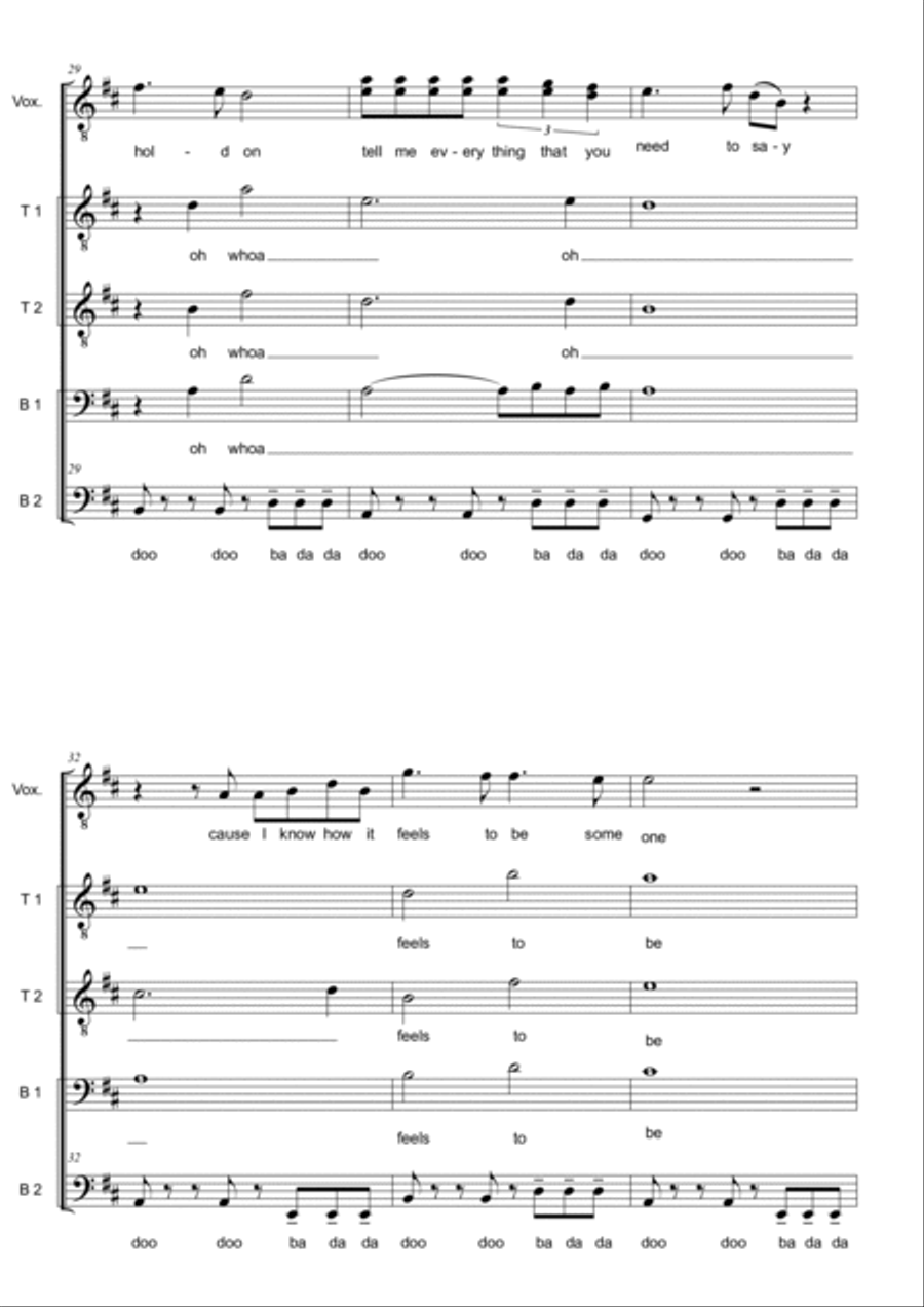 Hold On TTBB scores gallery preview page 5